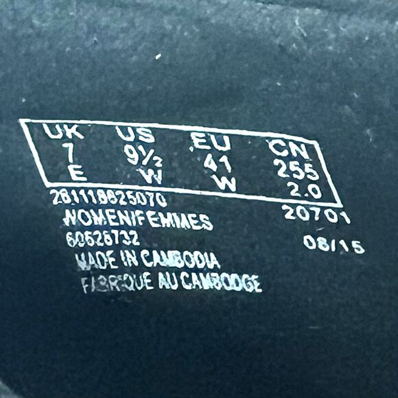 Clarks Womens 9.5W Classic Mary Jane Pump Black Leather Heel Comfort Casual Shoe - Picture 10 of 11